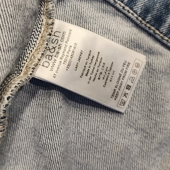 ba&sh Blue Jean Jacket - Picture 9 of 9